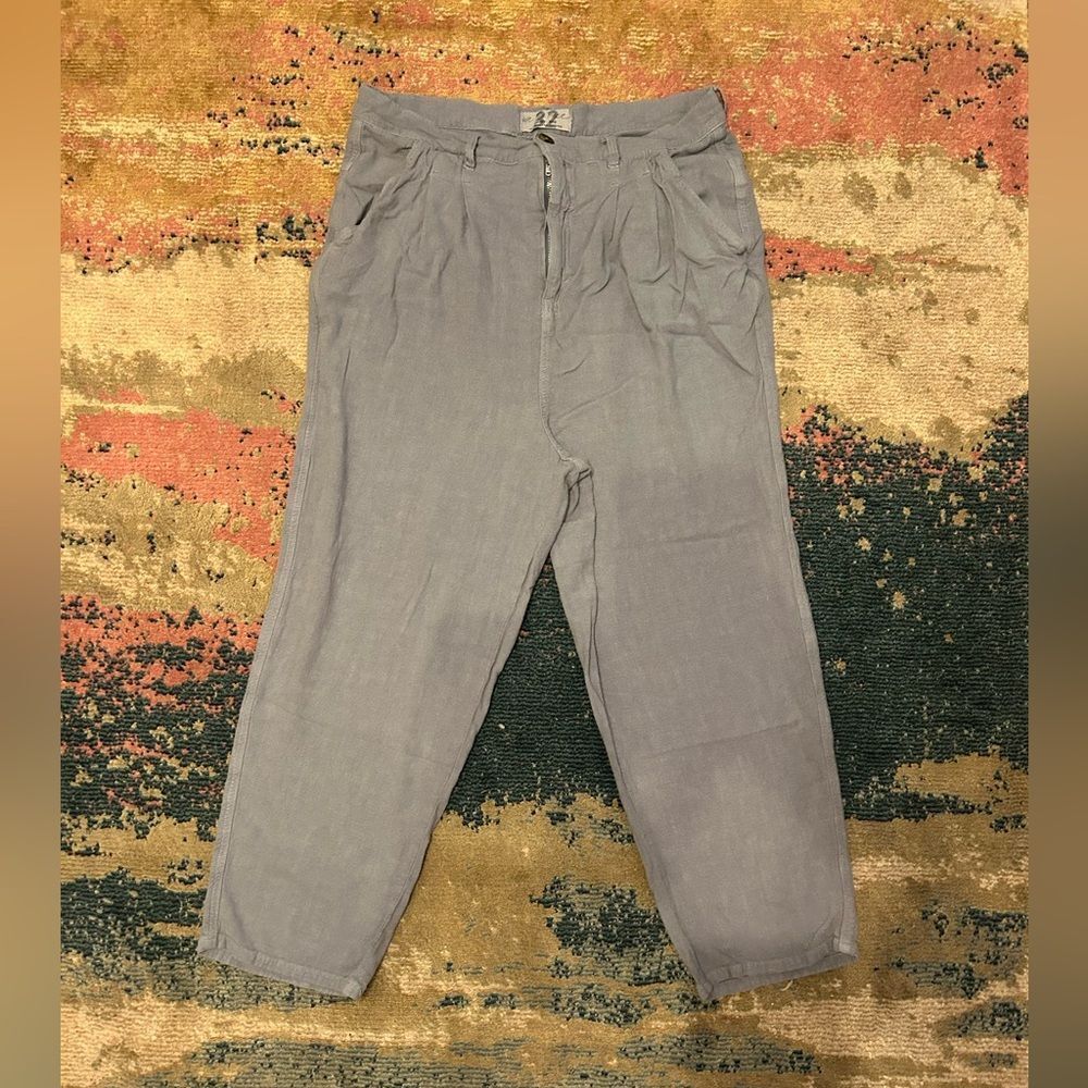 We The Free Blue Gray Women's Relaxed Chinos
